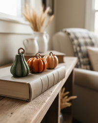 Mini Fall Resin Pumpkin
