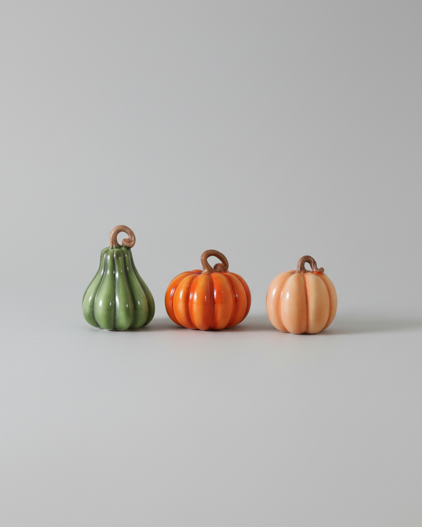 Mini Fall Resin Pumpkin