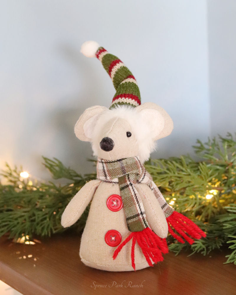 Plush Christmas Mice