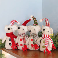 Plush Christmas Mice