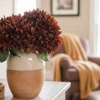 Mum Dark Rust Real Touch Bundle of 6