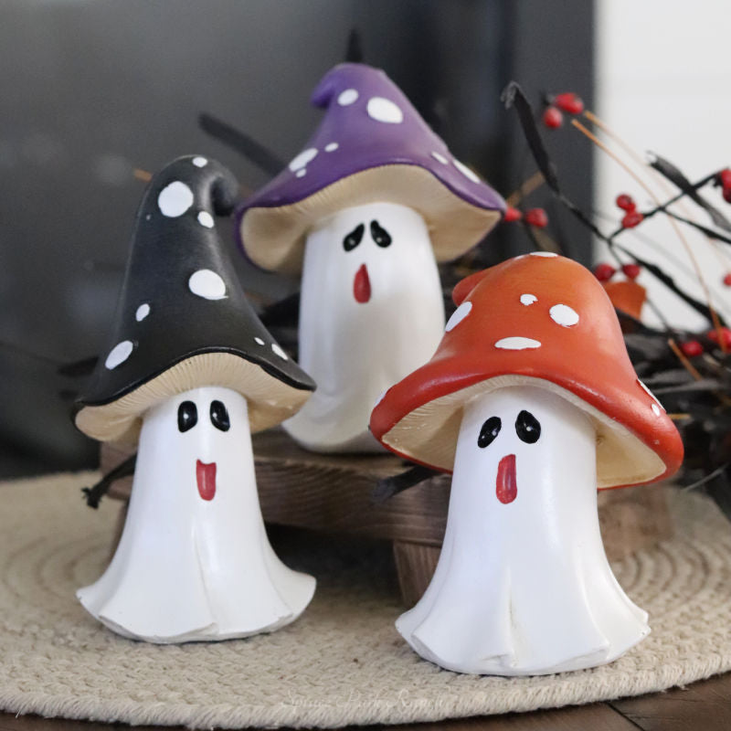 Rustic Ghost Mushrooms