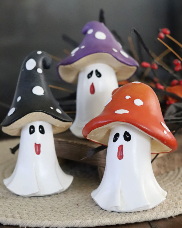 Rustic Ghost Mushrooms