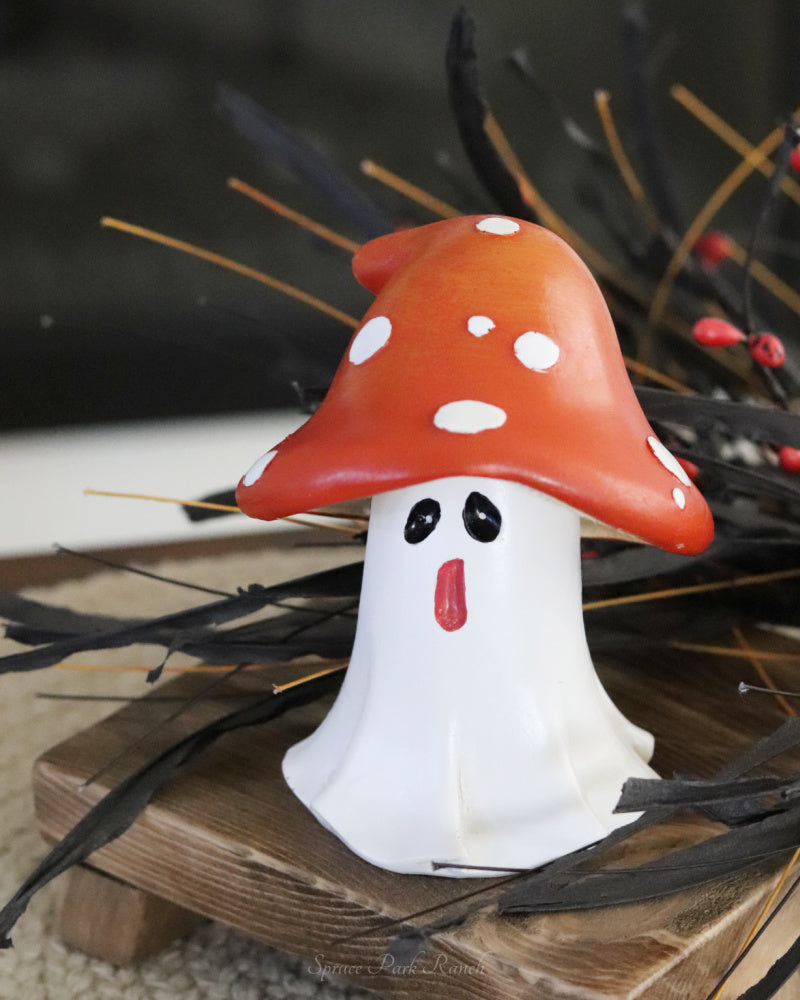 Rustic Ghost Mushrooms