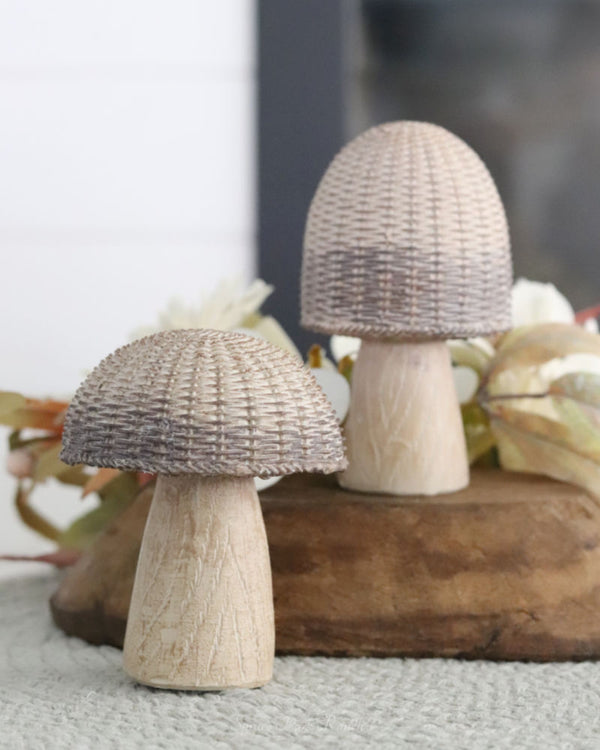 Harvest Woven Mushroom