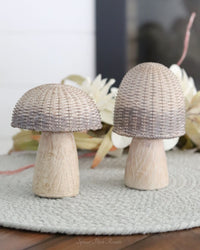 Harvest Woven Mushroom
