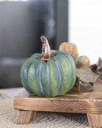 Natural Shape Green Pumpkin