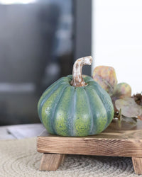 Natural Shape Green Pumpkin