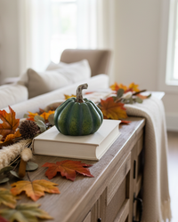 Natural Shape Green Pumpkin