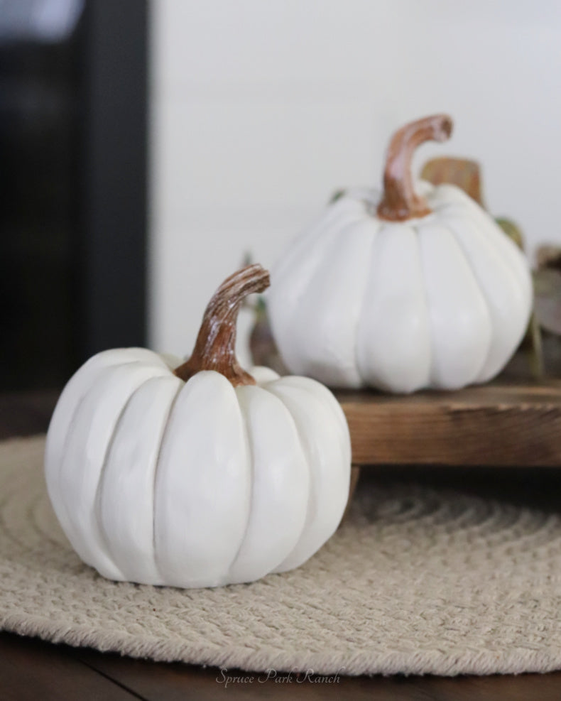 Natural Shape White Pumpkin