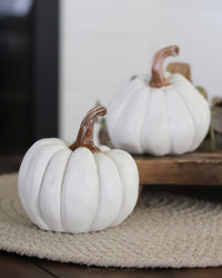 Natural Shape White Pumpkin