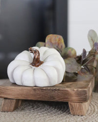 Natural Shape White Pumpkin