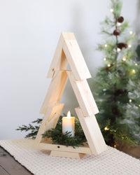 Wood Tree Stand Natural