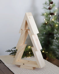 Wood Tree Stand Natural