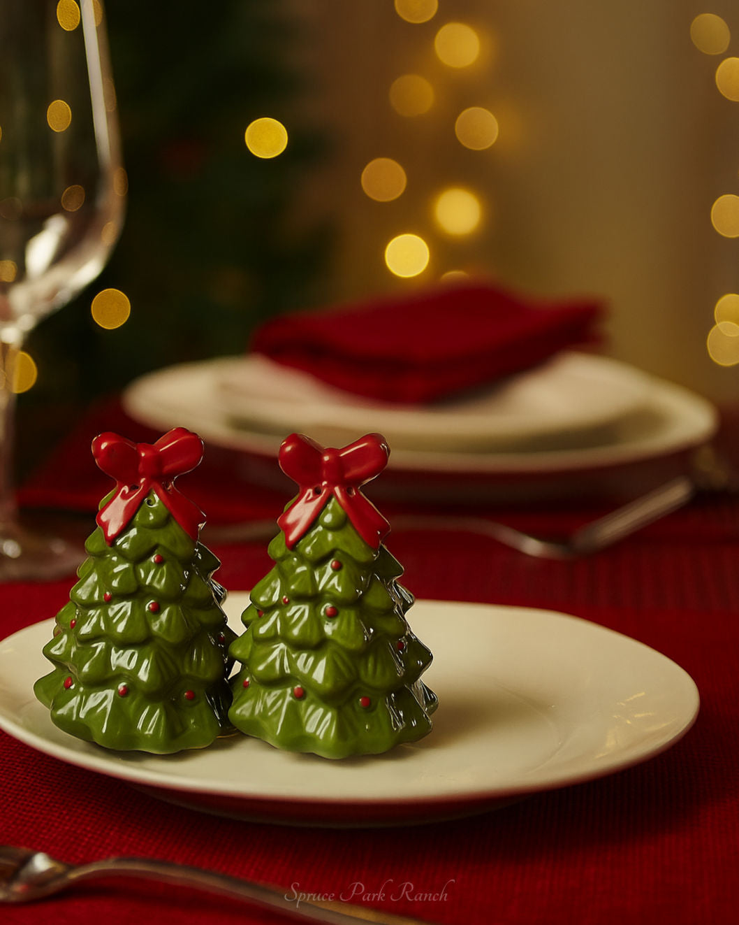 Christmas Tree Salt and Pepper Shaker