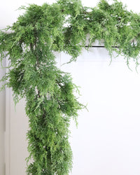Northern White Cedar Garland Real Touch 68"L