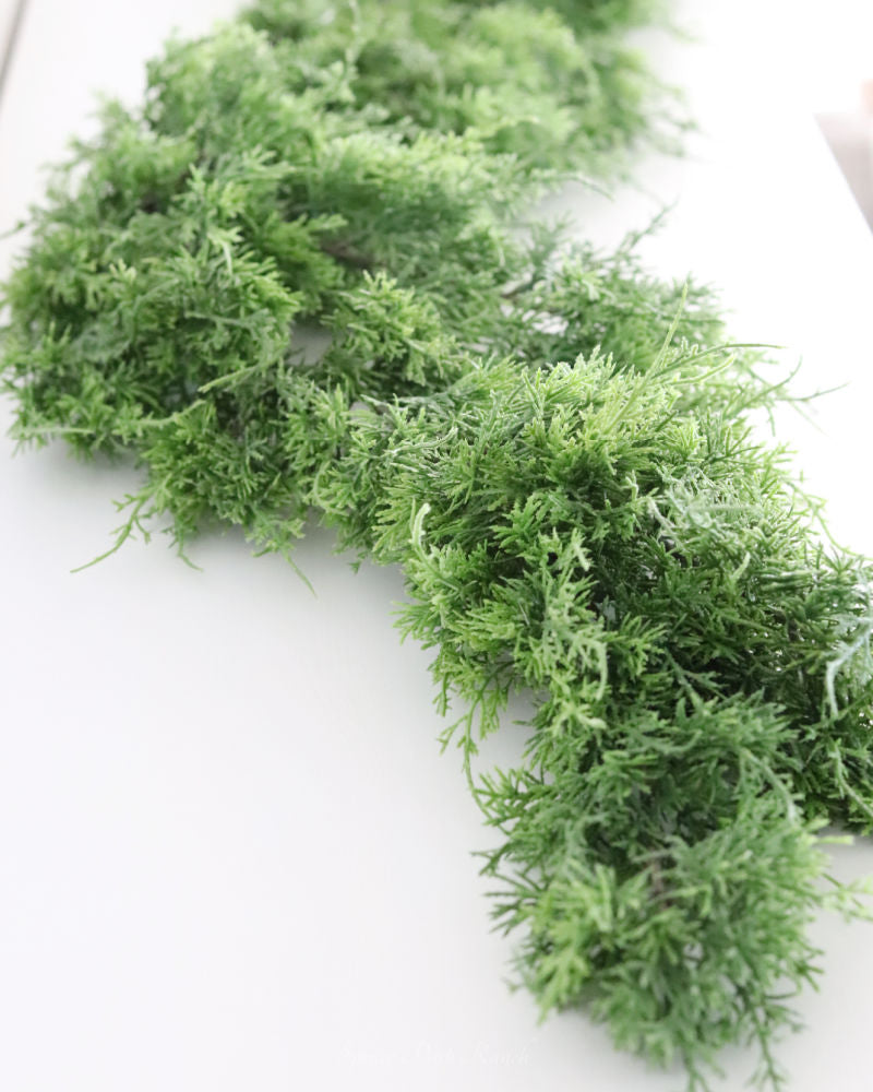 Northern White Cedar Garland Real Touch 68"L