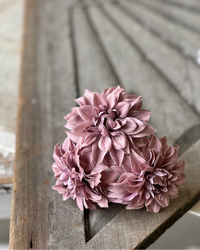 Damask Dahlia Bundle Slipper 10"L