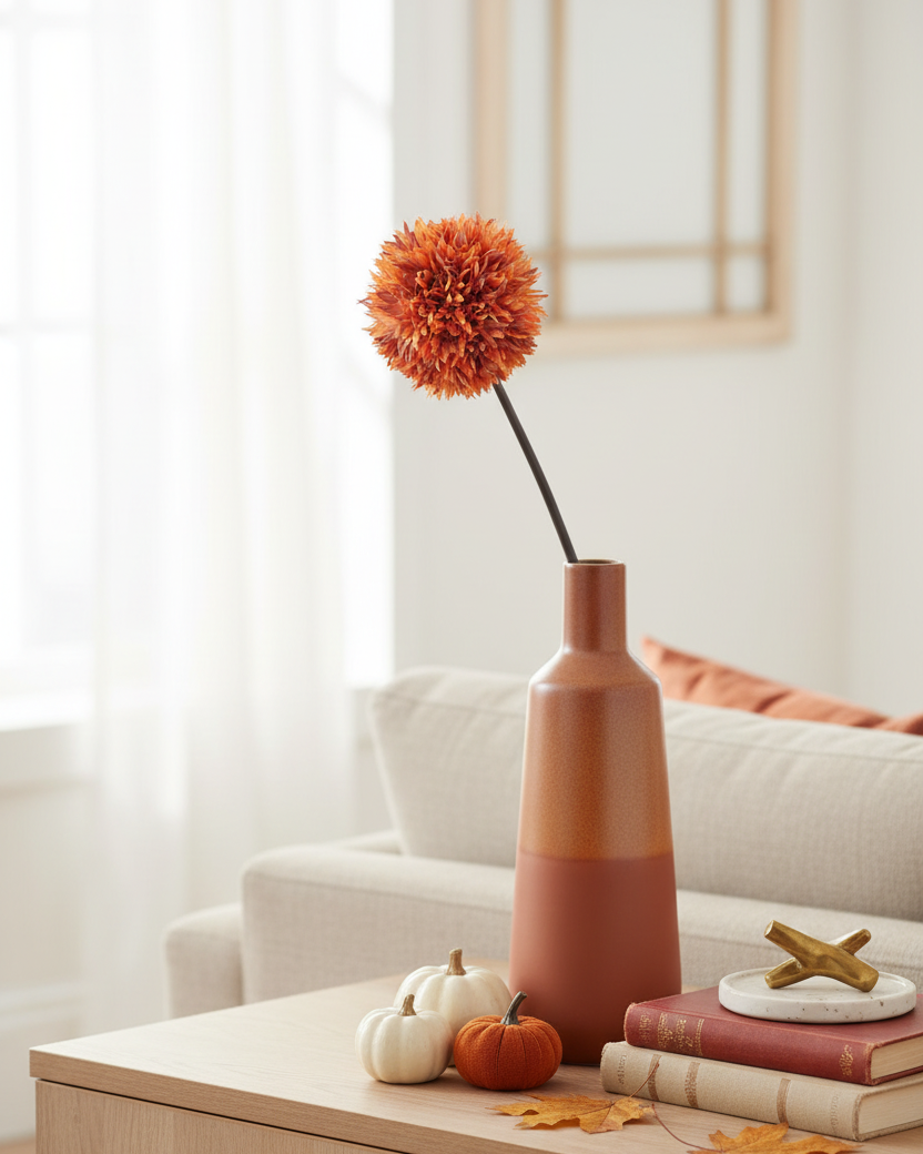Allium Stem 26" Orange