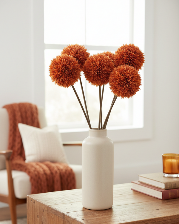 Allium Stem 26" Orange