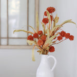 Orange Sycamore Fruit Ball Bush 20.5"