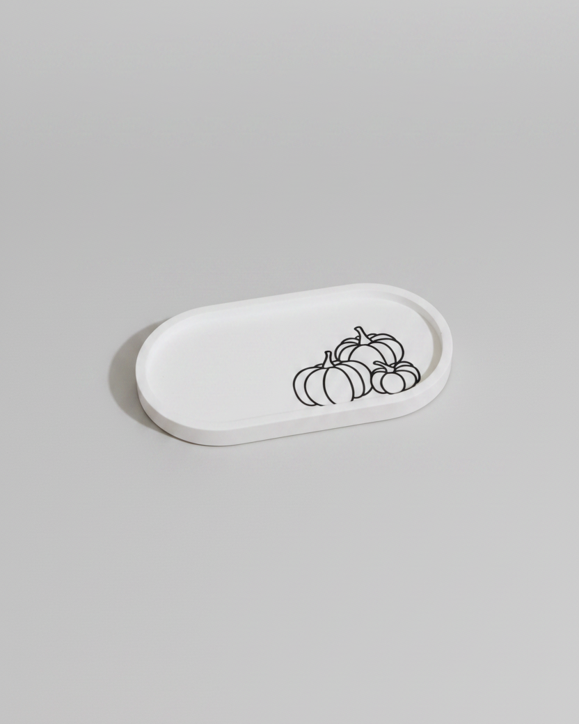 Oval Pumpkin Tray
