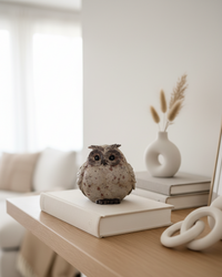 Chubby Resin Owl Figurine