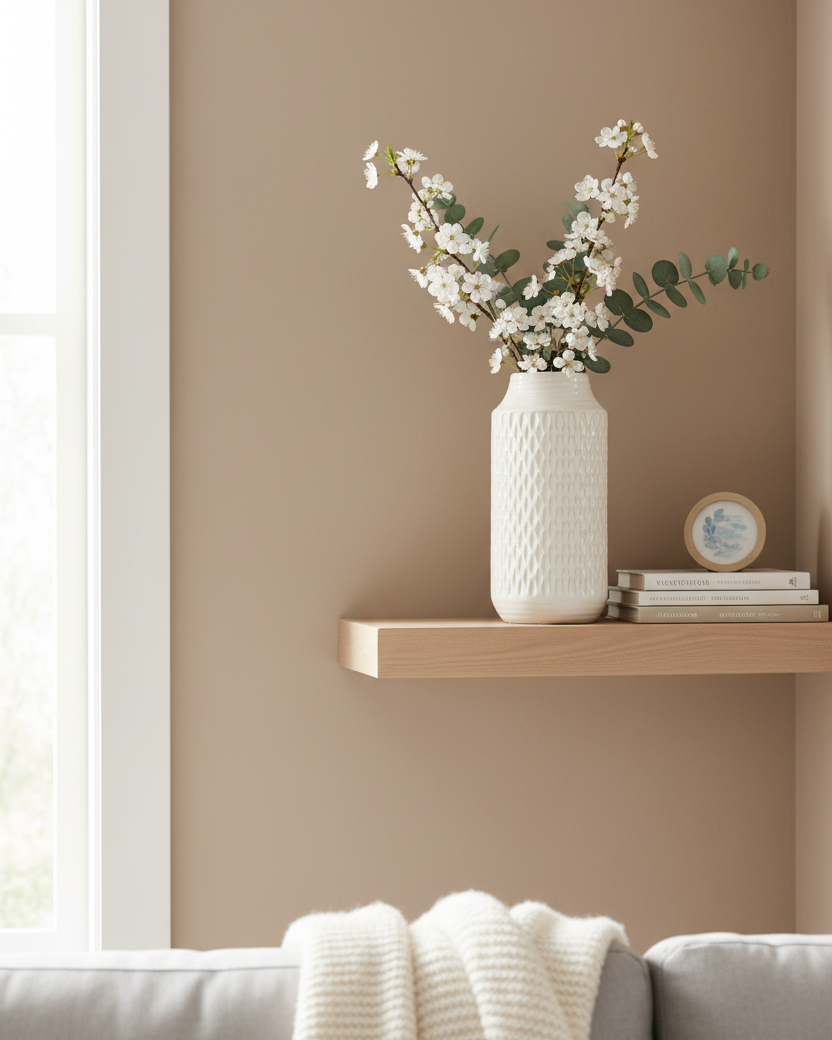 White Embossed Porcelain Vase