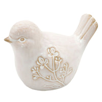 Flower Branch Porcelain Bird