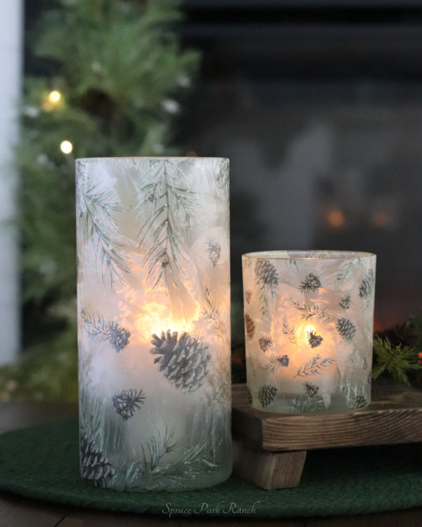 Woodland Pines Candle Holder