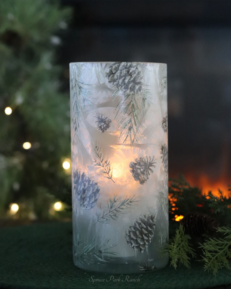 Woodland Pines Candle Holder