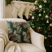 Pinecone Green Pillow