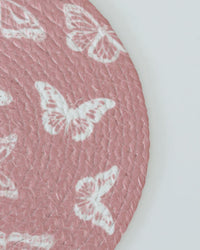 Pink Butterfly Trivet