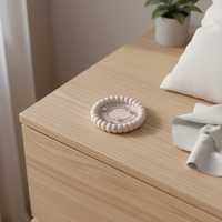 Circle Bubble Tray Beige