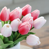 Tulip Pink and Rose Real Touch Bundle 13"