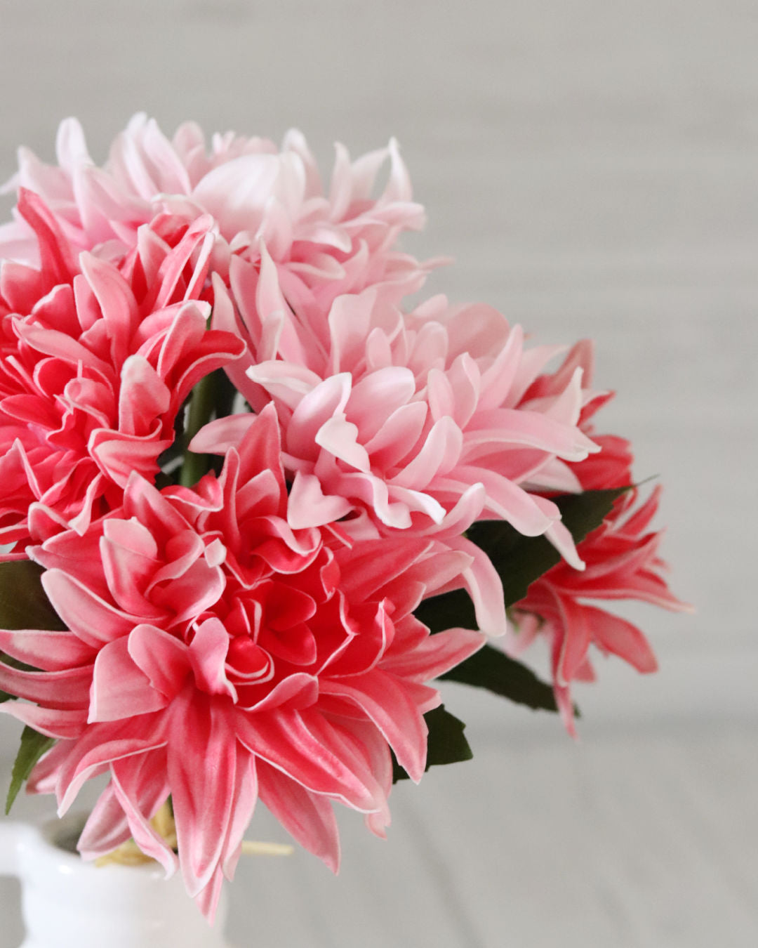 Pink and Rose Real Touch Dahlia Bundle of 6