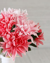 Pink and Rose Real Touch Dahlia Bundle of 6