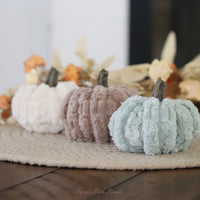 Plush Velvet Neutral Pumpkin