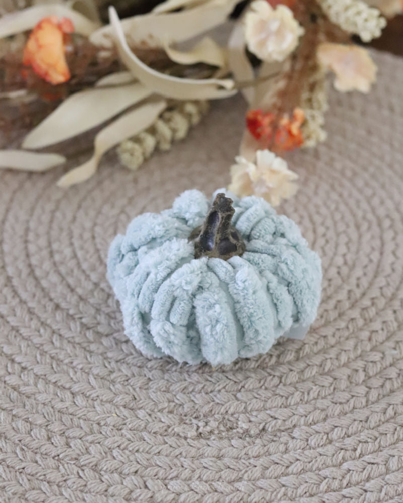 Plush Velvet Neutral Pumpkin