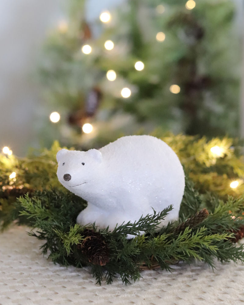 Glittered Polar Bears