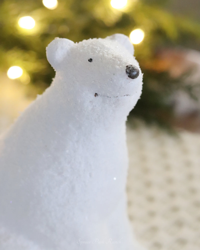 Glittered Polar Bears
