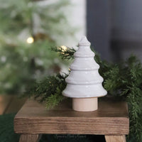 White Porcelain Layered Tree
