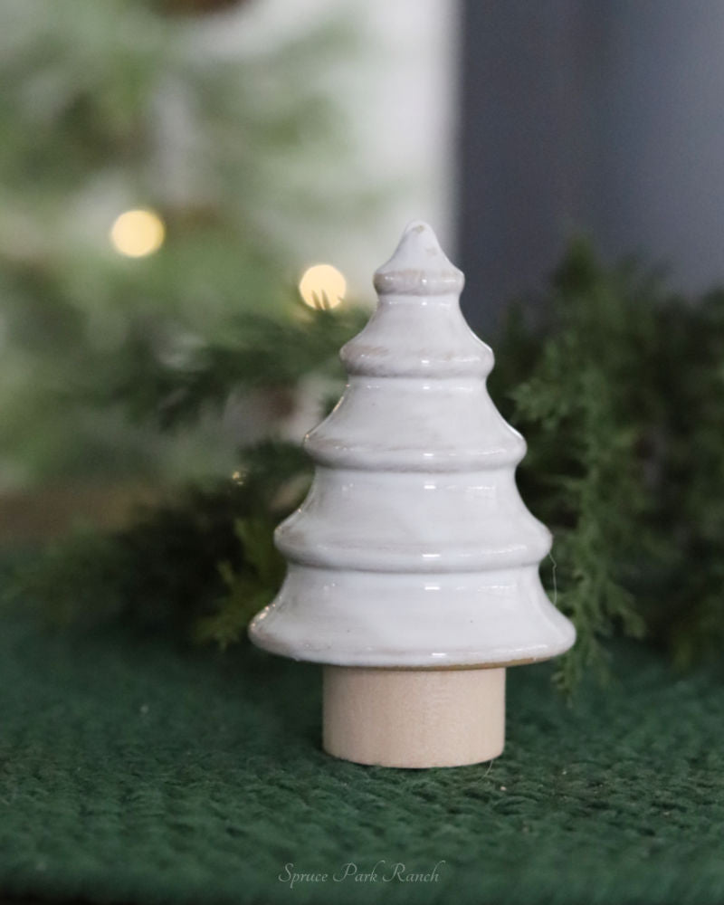 White Porcelain Layered Tree