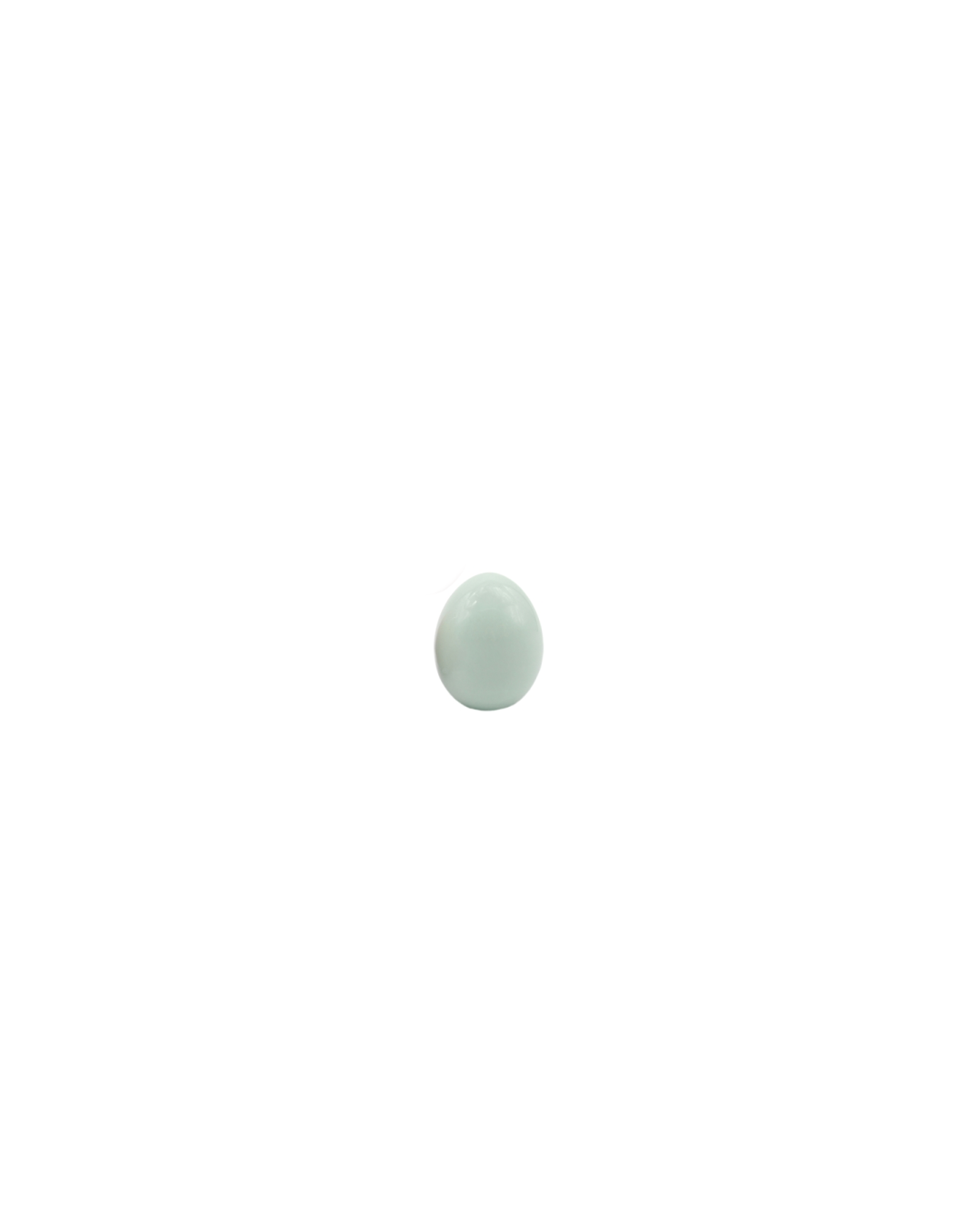 Small Porcelain Pastel Egg