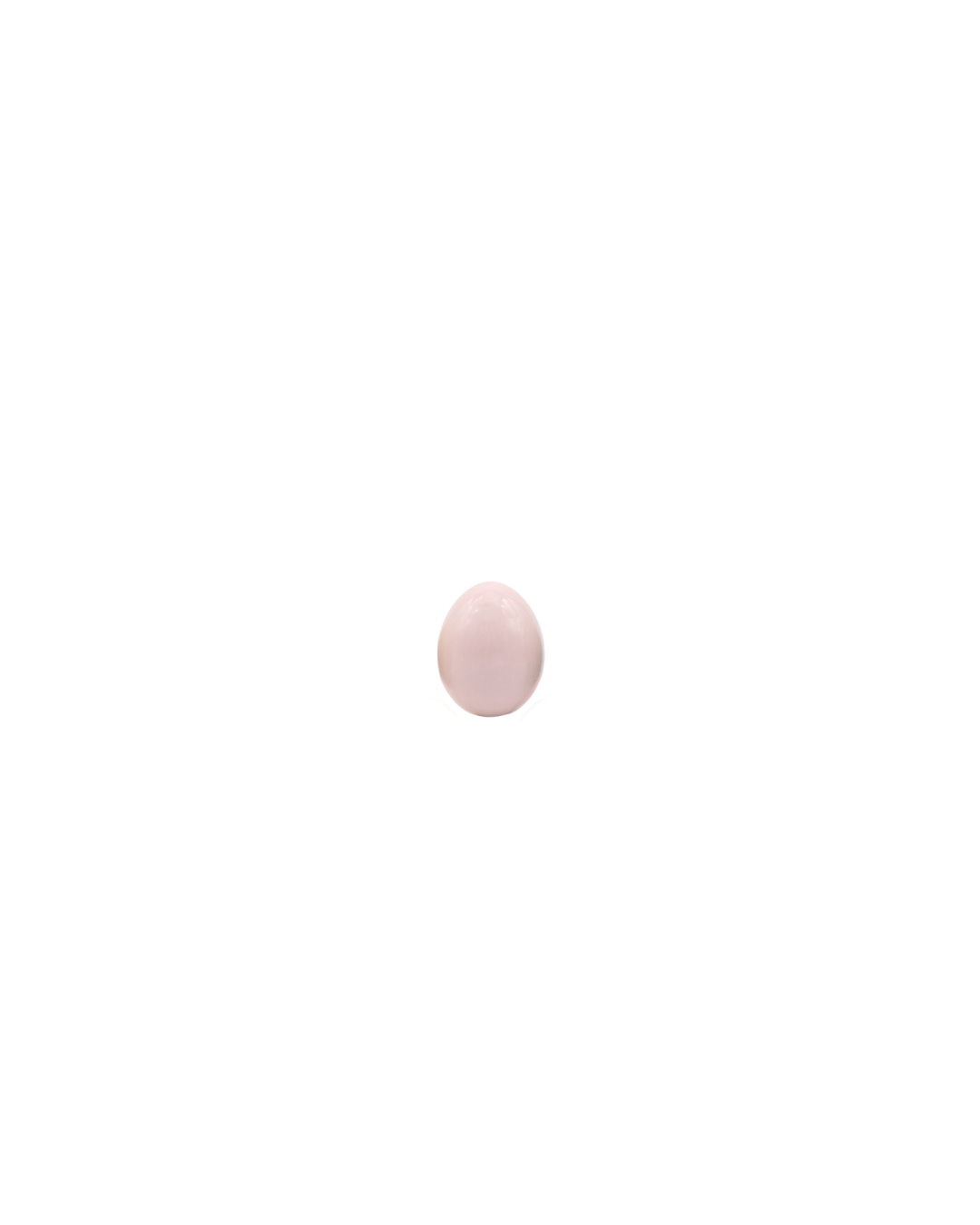Small Porcelain Pastel Egg