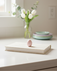 Small Porcelain Pastel Egg