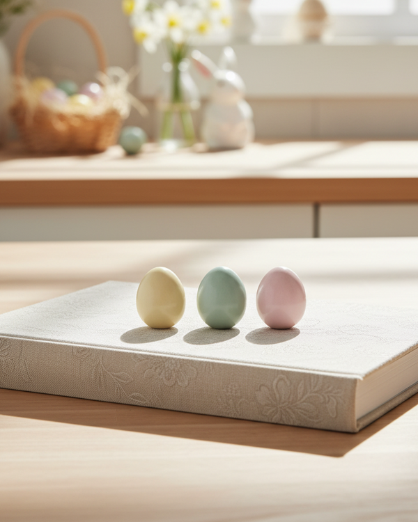 Small Porcelain Pastel Egg