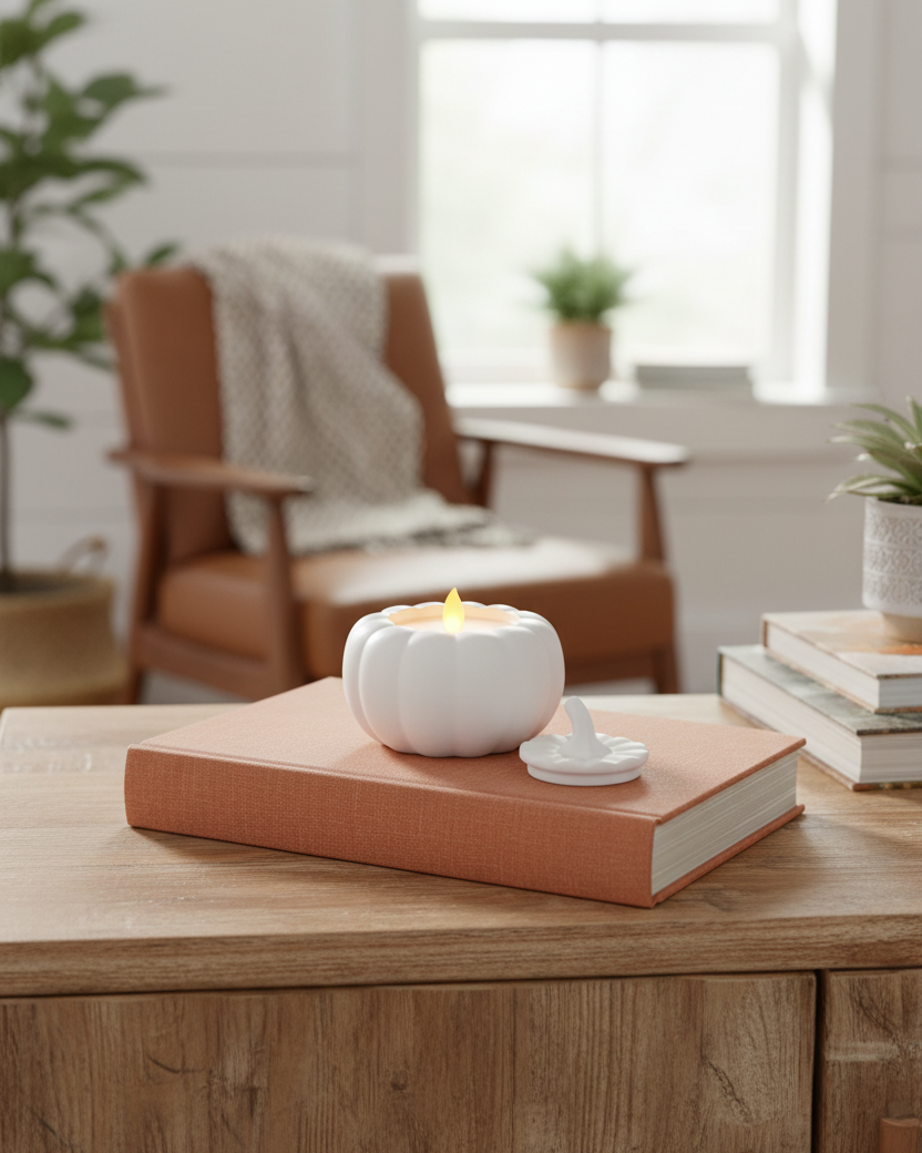 Pumpkin Tealight Candle Holder