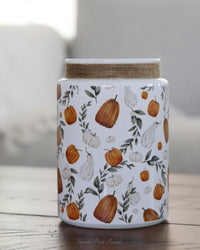 Pumpkin Patch Glass Jar