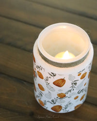 Pumpkin Patch Glass Jar